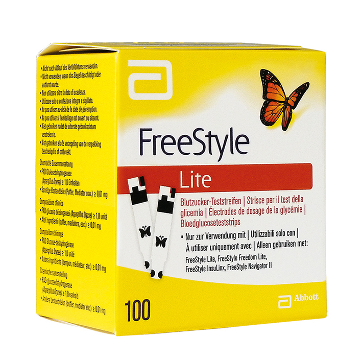 [U13832] FreeStyle Lite Blutzuckerteststreifen (100 T.)