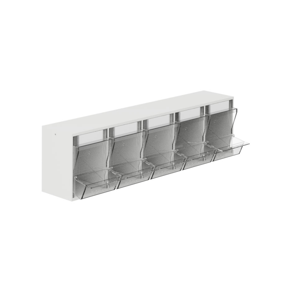 [U14086] Kanülenspender PicBox 5-fach, Wandmodell