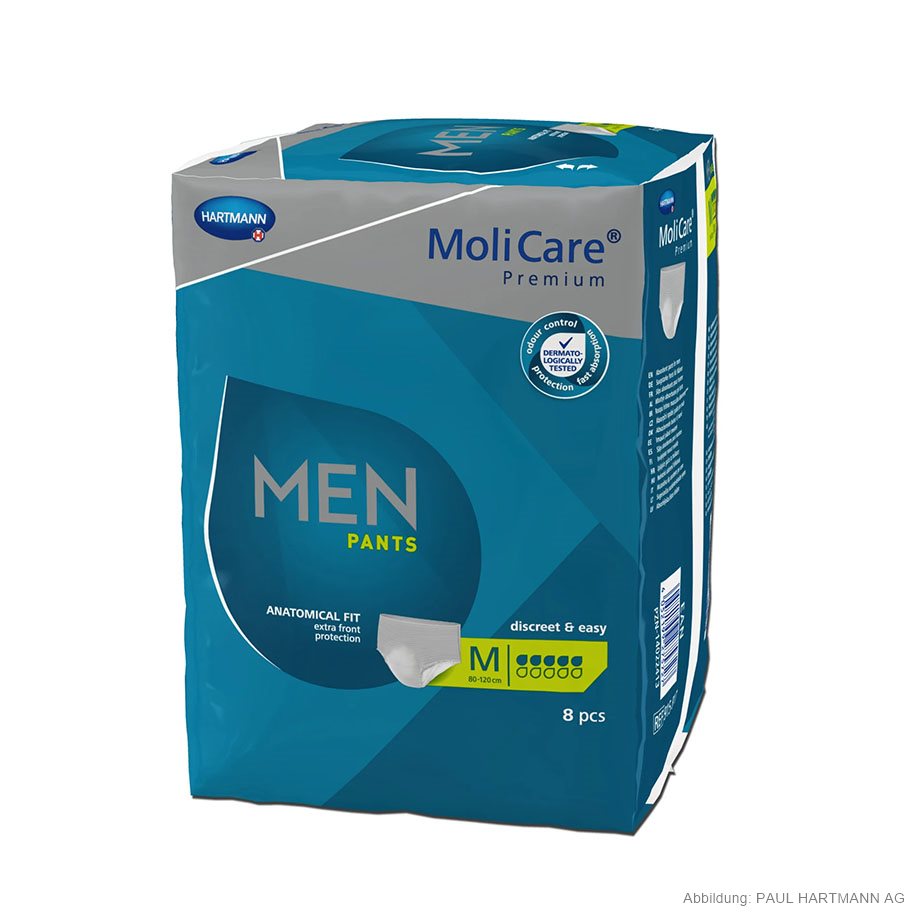 MoliCare Premium MEN PANTS 5 Tropfen Gr. M, Inkontinenzslips (8 Stck.)