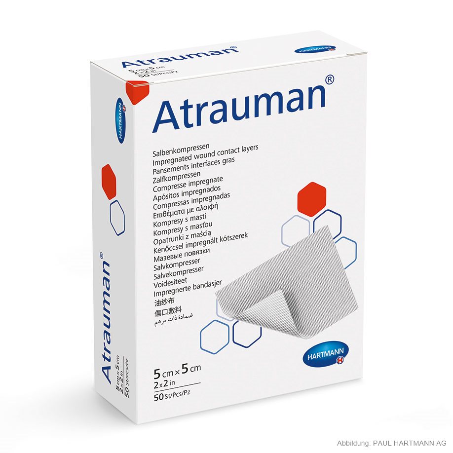 Atrauman Salbenkompressen steril 5 x 5 cm (50 Stck.)