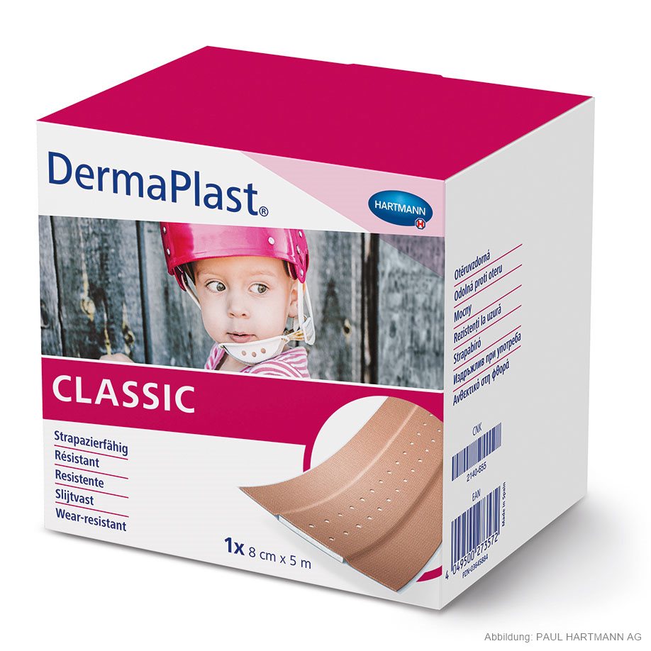 [U14546] DermaPlast classic Wundpflaster 5 m x 8 cm