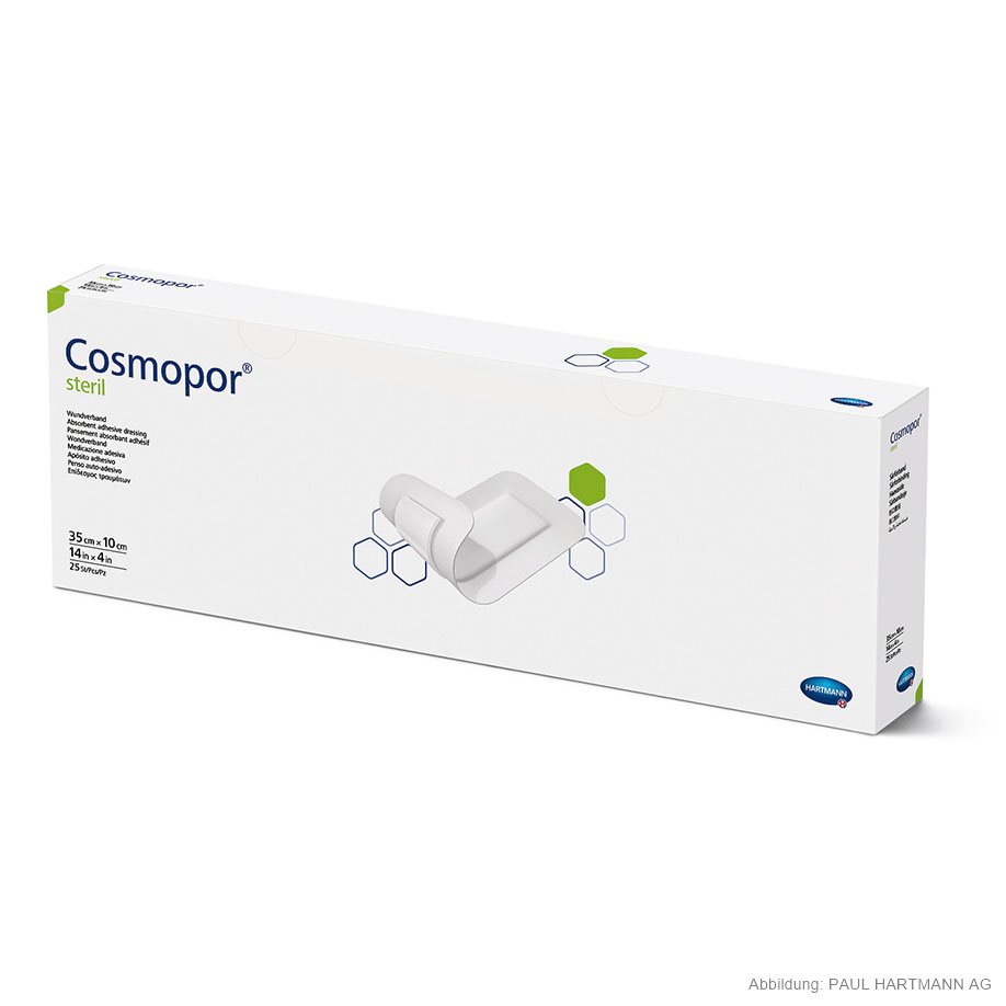 [U14639] Cosmopor Steril Wundverband 35 x 10 cm (25 Stck.)
