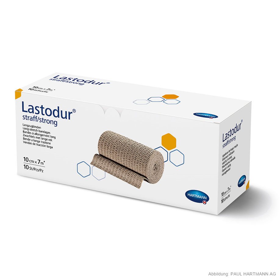 [U14743] Lastodur straff/strong Langzugbinden 7 m x 10 cm (10 Stck.)
