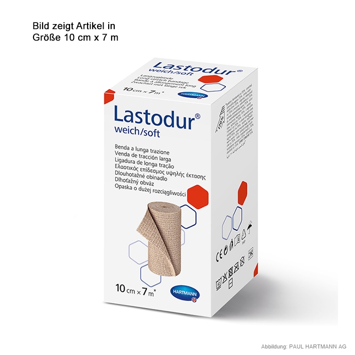 [U14751] Lastodur weich/soft Langzugbinde 7 m x 10 cm