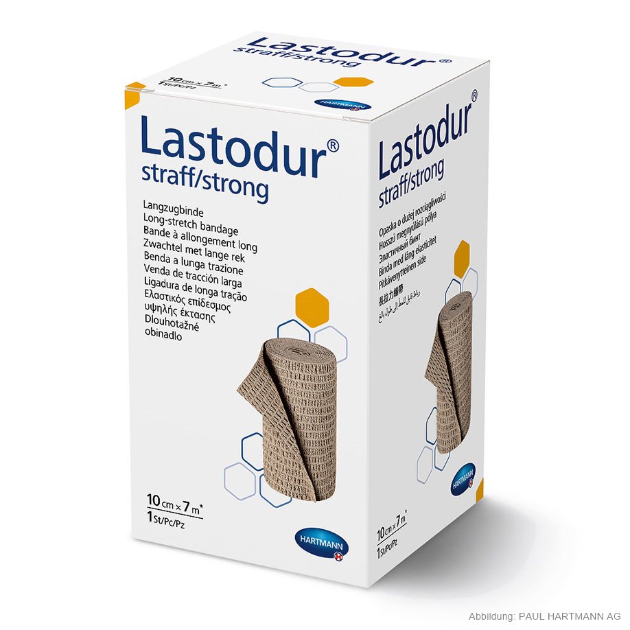 [U14755] Lastodur straff/strong Langzugbinde 7 m x 10 cm