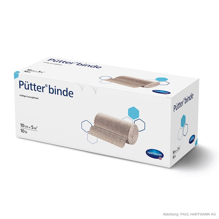 [U14768] Pütterbinden 5 m x 10 cm lose (10 Stck.)