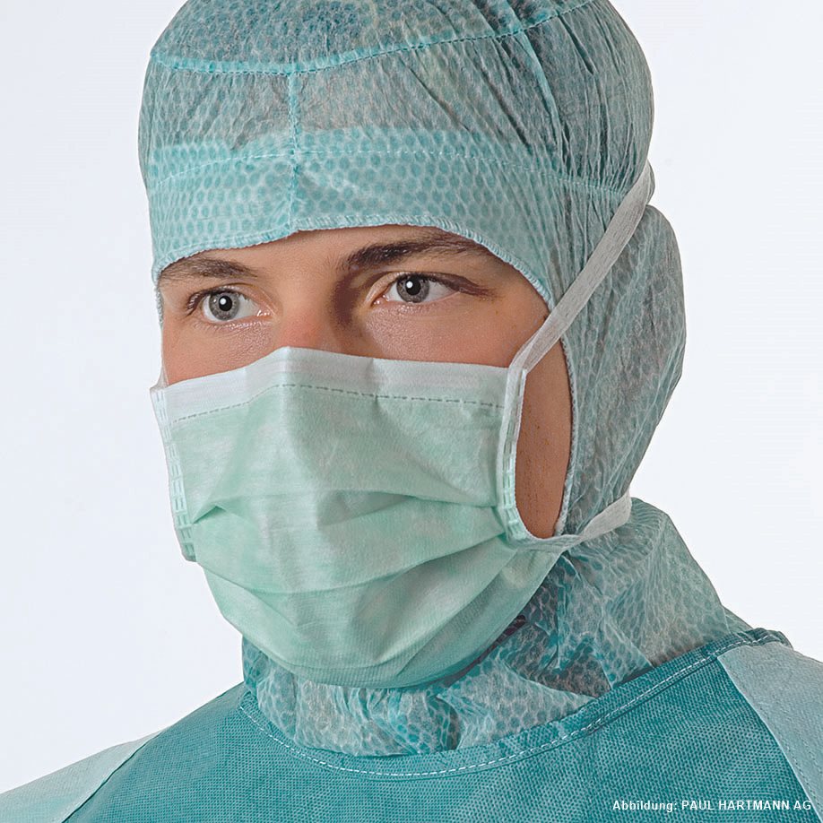 [U15004] Foliodress mask Comfort Senso, OP-Masken grün (50 Stck.)