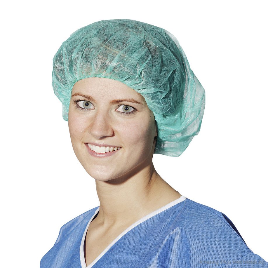 [U15027] Foliodress cap Comfort Universal grün OP-Hauben (100 Stck.)