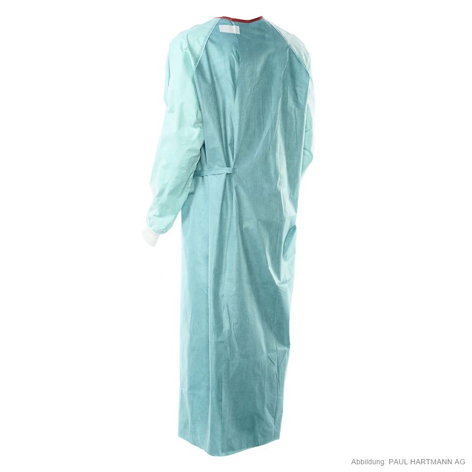 [U15057] Foliodress gown Comfort Extra Reinforced OP-Wickelkittel steril Gr.XL 147 cm lang – 28 Stück