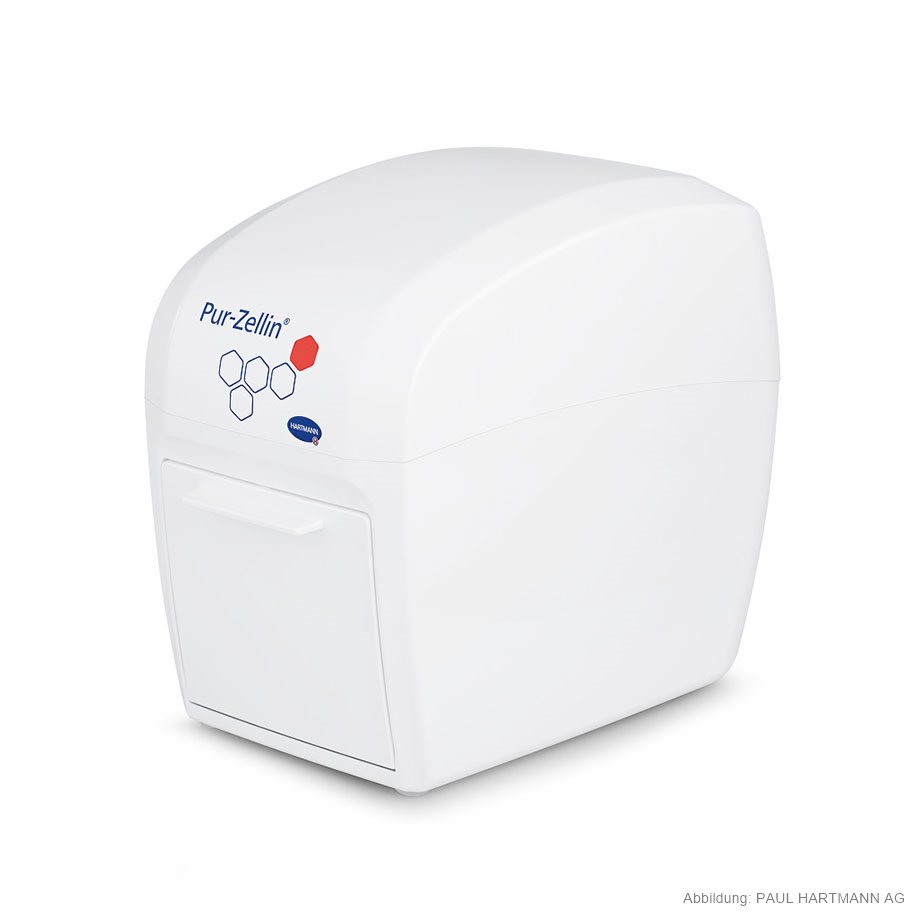 [U15076] Pur-Zellin-Box, leer, Zellstofftupferspender
