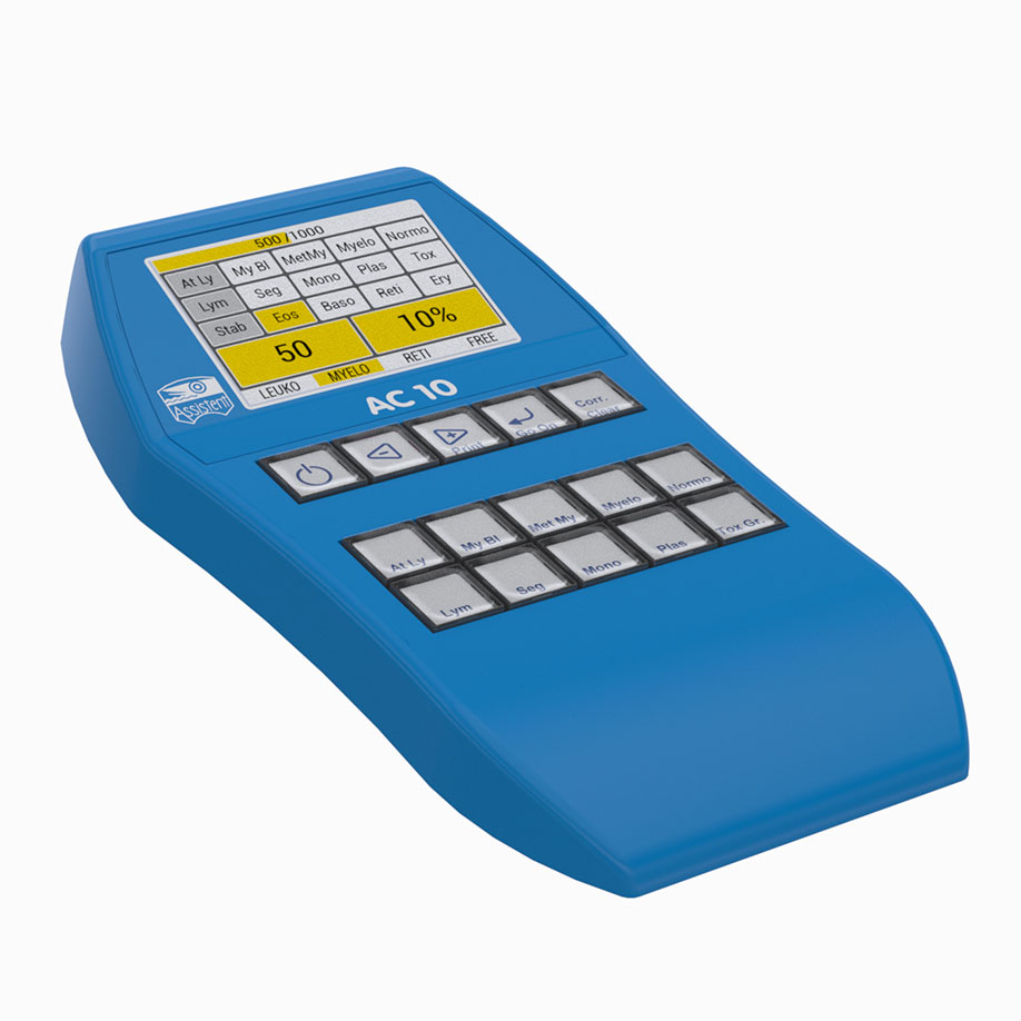 [U15098] COUNTER elektronisches Blutbildzählgerät AC-10 mit 10 Zähltasten-neue Ausführung-
