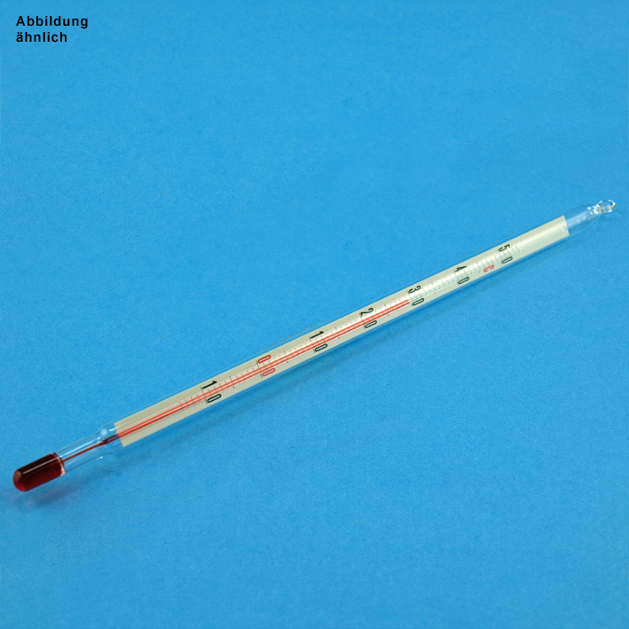 [U15277] chemisches Thermometer 150°C mit roter Füllung