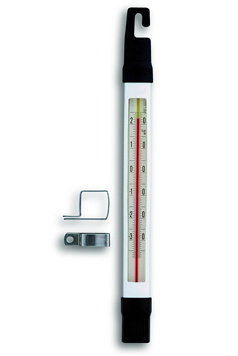 [U15280] Tiefkühlthermometer, amtlich geeicht mit Halter, -35°C bis +25°C