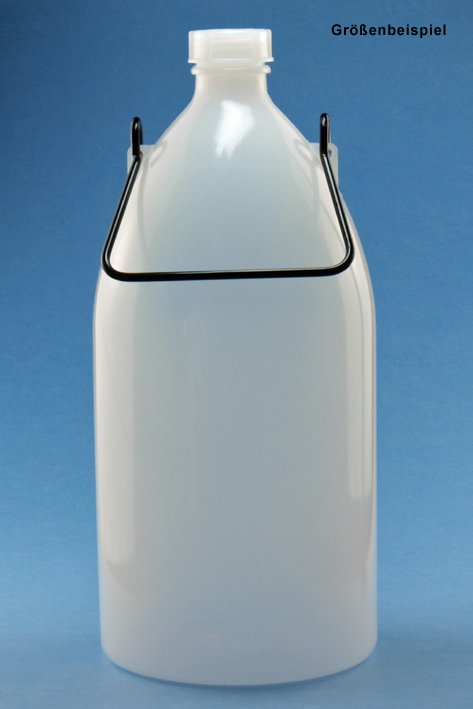[U15307] Enghalsflasche PE-LD 250 ml mit Schraubverschluss