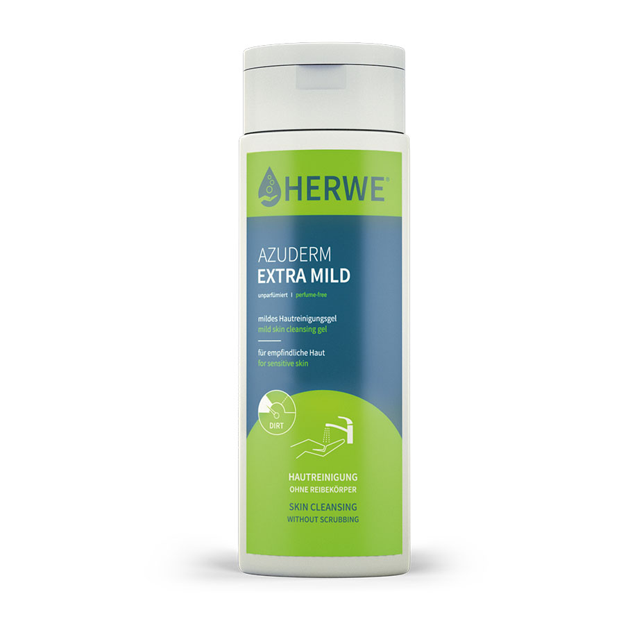 AZUDERM EXTRA MILD Waschgel unparfümiert 250 ml – 25 Flaschen
