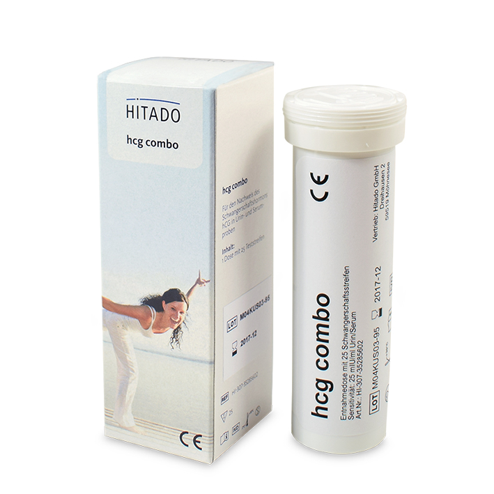 [U15430] HITADO hCG combo Schwangerschaftstest (25 T.)