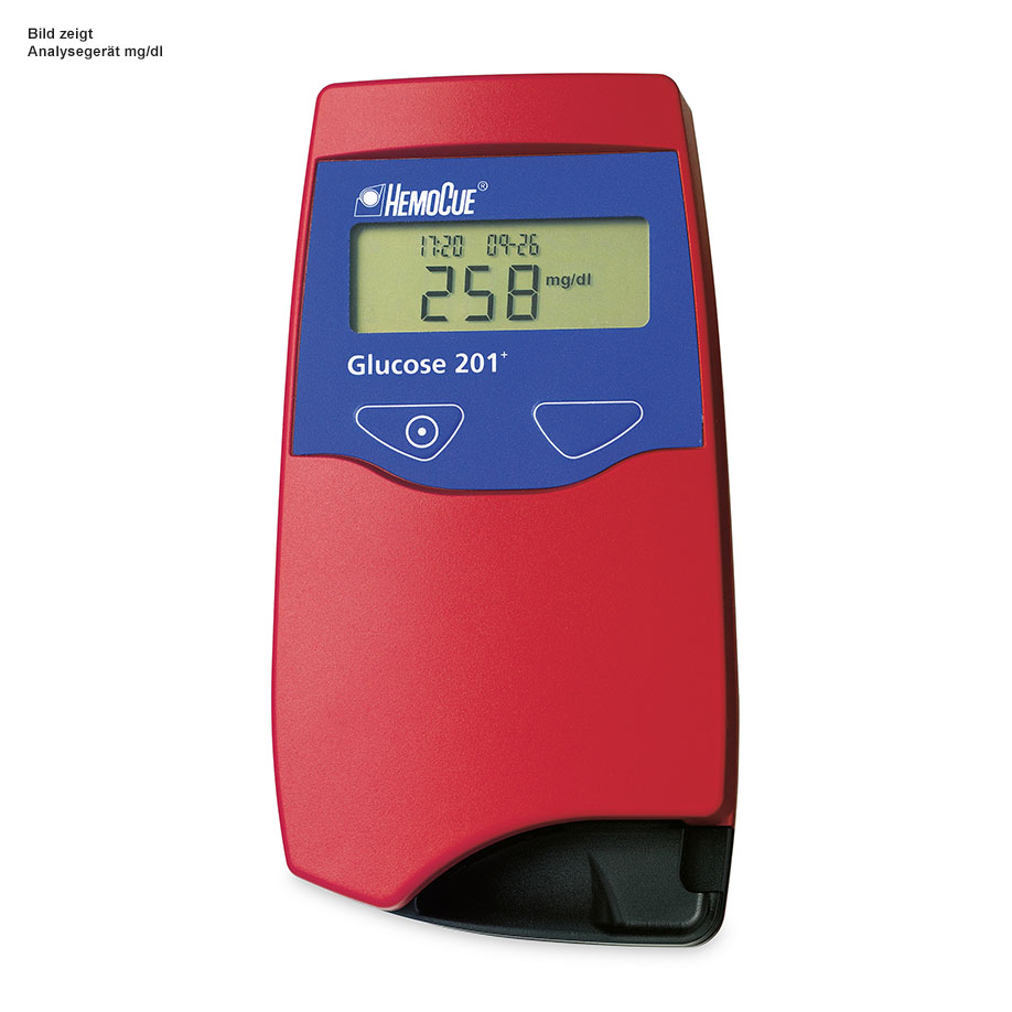 [U15454] HemoCue Glucose 201+ Analyser (mg/dl) PE