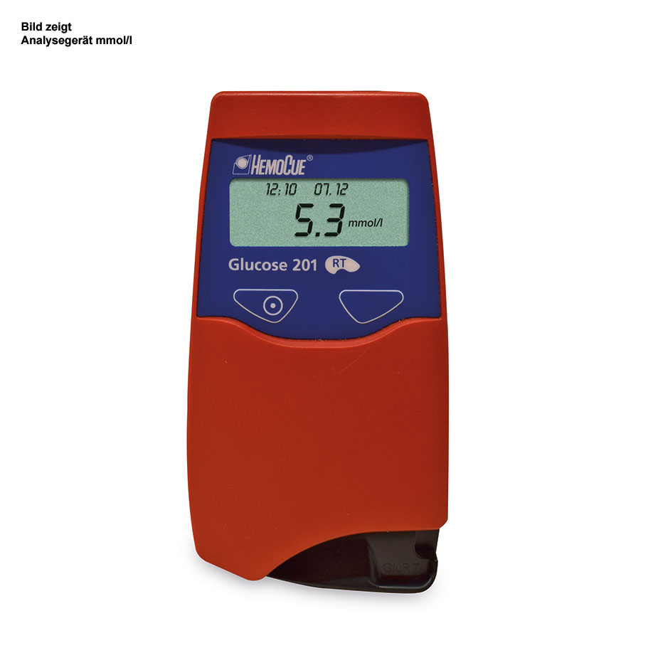 [U15460] HemoCue Glucose 201 RT Analyser (mmol/l) PE