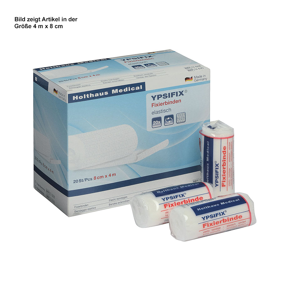 [U15484] YPSIFIX Fixierbinden 4 m x 6 cm 20-fädig (20 Stck.)