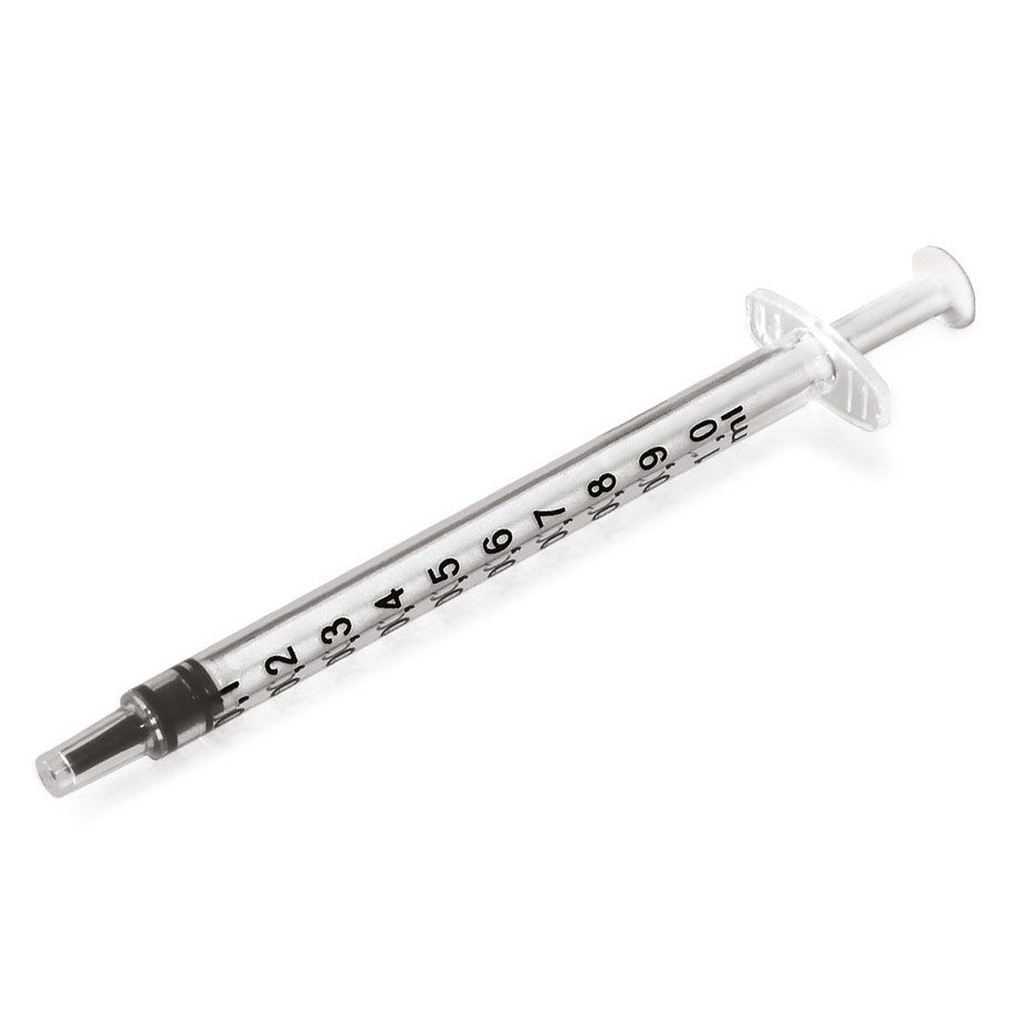[U15639] HENKE-JECT Tuberkulinspritzen LDS 1 ml 3-tlg., mit Spardorn, steril (100 Stck.)