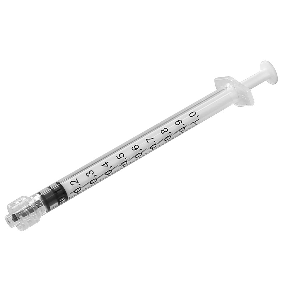[U15643] HENKE-JECT Tuberkulinspritzen LDS 1 ml LL, 3-tlg. mit Spardorn (100 Stck.)