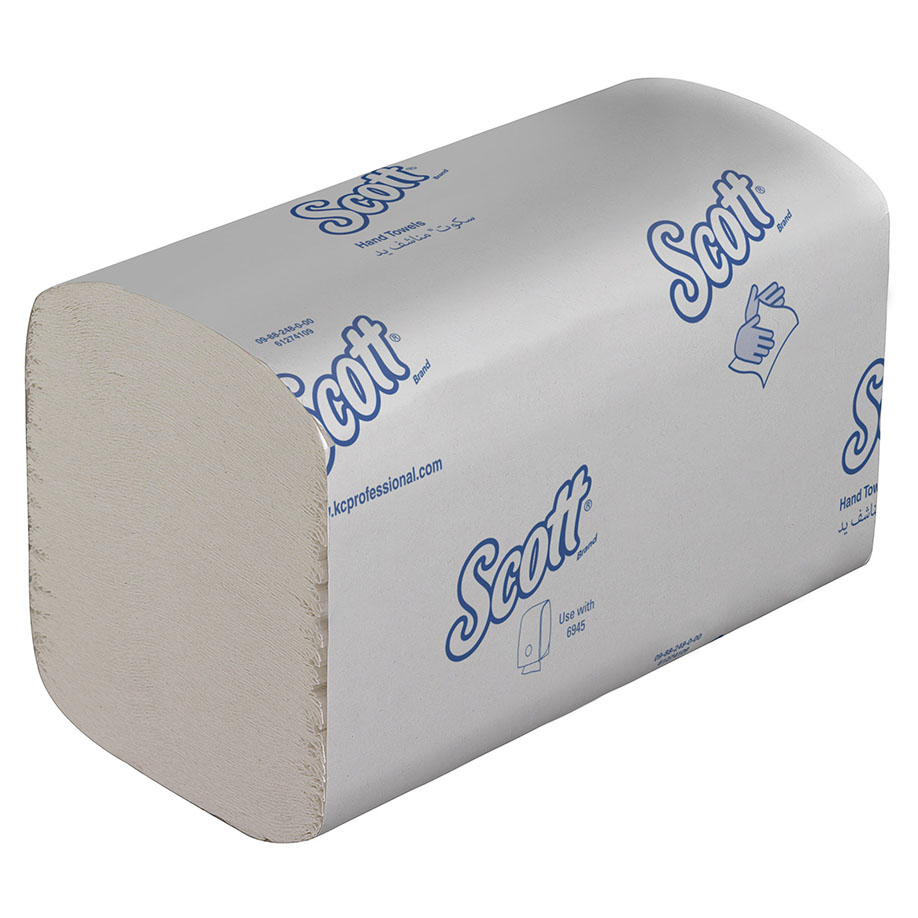 [U15824] SCOTT Control Falthandtücher 1-lagig, weiß, 21,2 x 20,0 cm (15 x 322 Bl.) schnell auflösend