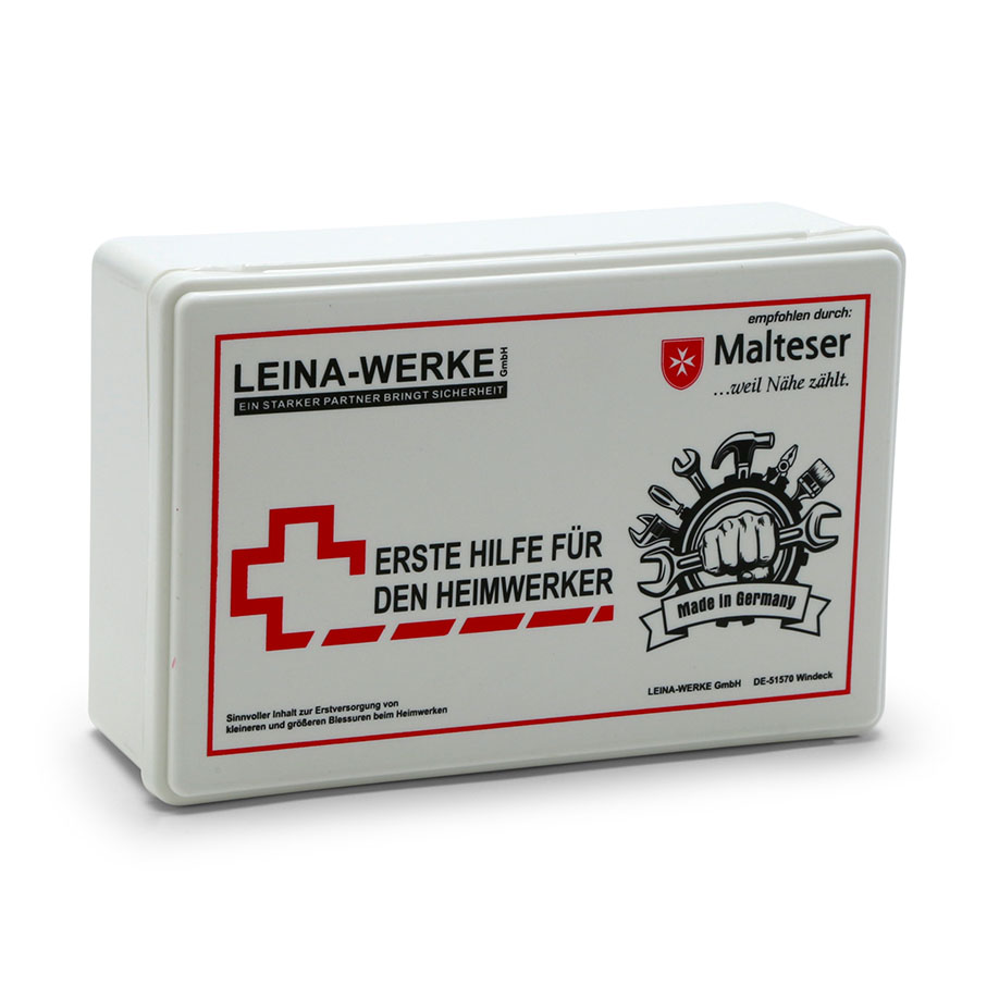 Erste-Hilfe-Set Heimwerker, weiß