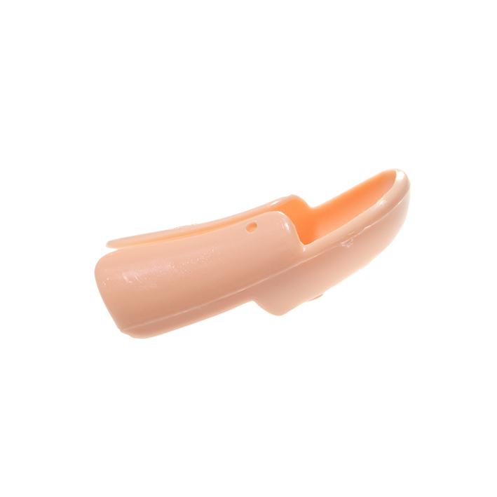 [U16028] Fingerschiene nach Stack, modif. nach Drzezga hautfarben Gr. 2