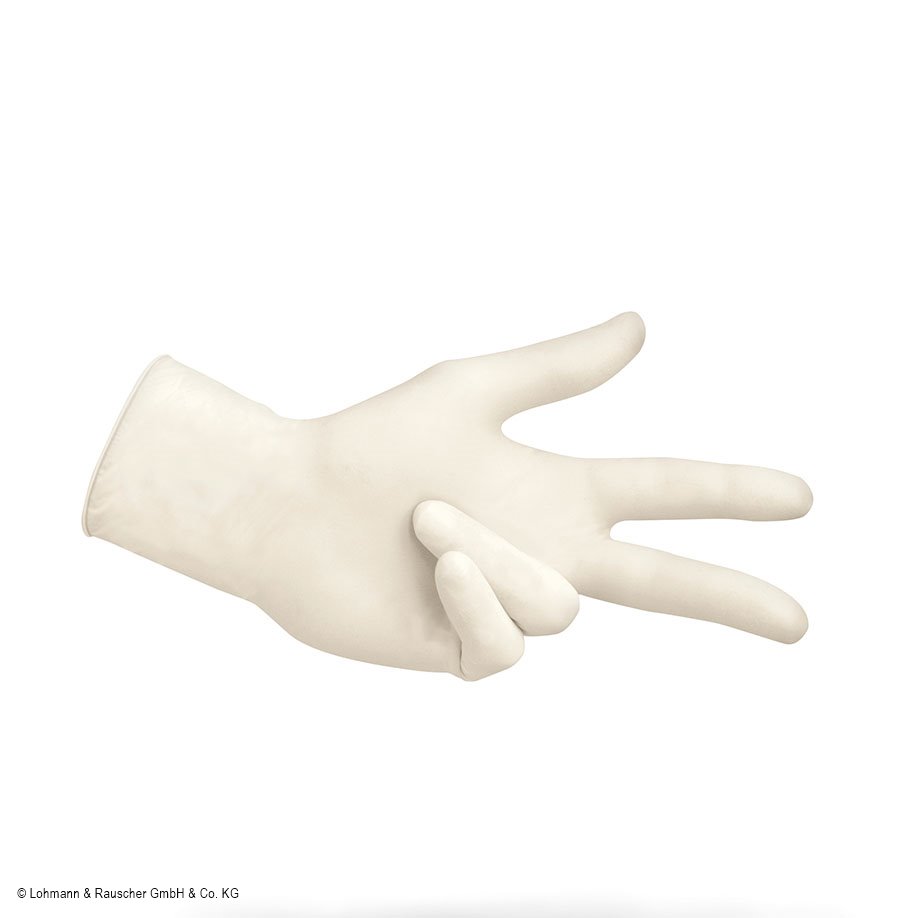 Sentina Ambidextrous U.-Handschuhe PF Latex, unsteril Gr. 9 - 10 XL (90 Stck.)