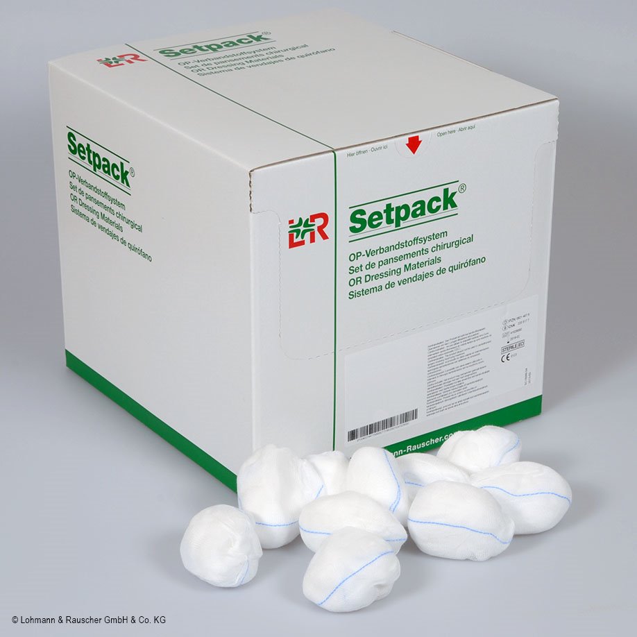 [U16533] Setpack Tupfer RK steril Gr. 7 faustgroß – 16 Packungen, je 5 Stück