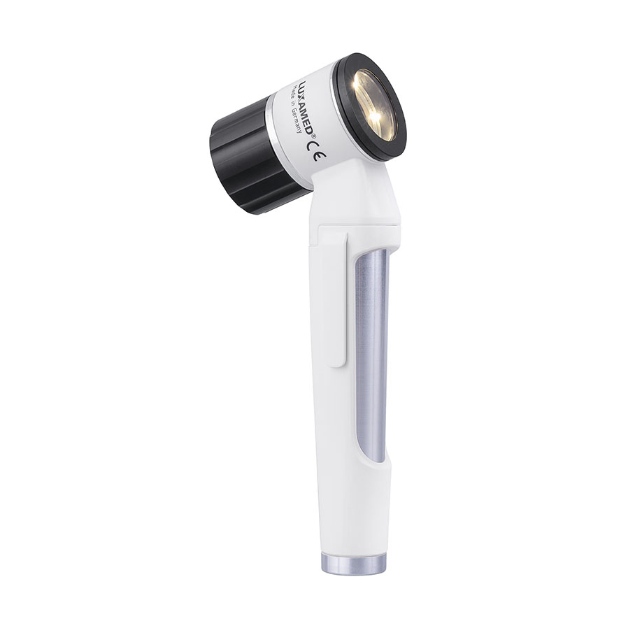 [U16971] LuxaScope Dermatoskop LED 2,5 V, weiß, Kontakscheibe mit Skala