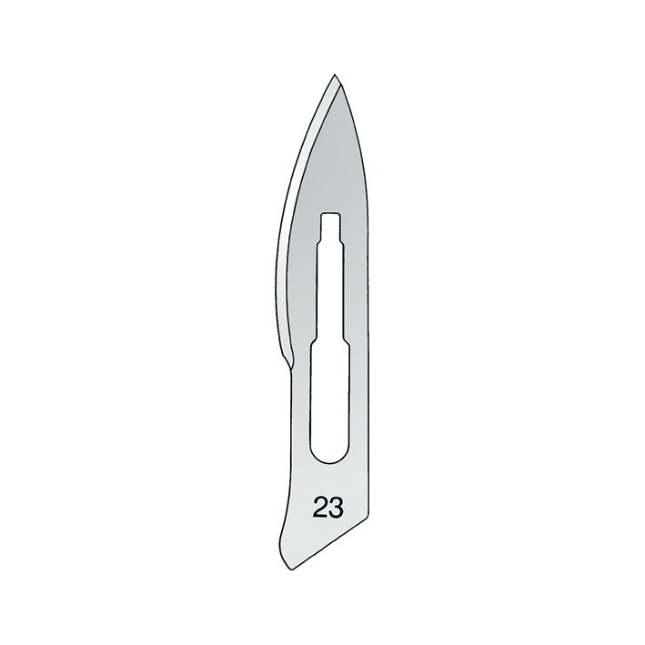 [U17096] Einmal-Skalpellklingen martin Fig. 23 steril (100 Stck.)