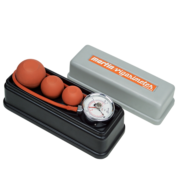 [U17124] Martin-''Vigorimeter'', komplett Hand- und Fingerkraftmesser