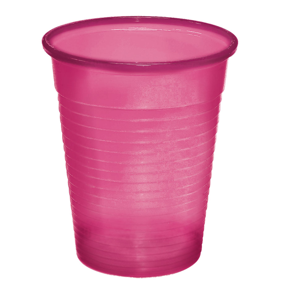 [U17270] Mundspül- / Laborbecher 180 ml weinrot (100 Stck.)