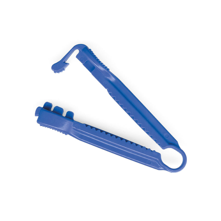 [U17389] Katheterklemmen Original HDK, blau Polyoxymethylen (POM) (200 Stck.)