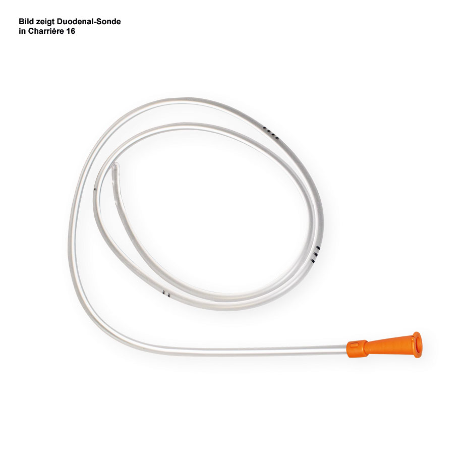 [U17464] Duodenal-Sonde Ch.16 geschlossene Spitze 4 seitlichen Augen (100 Stck.)