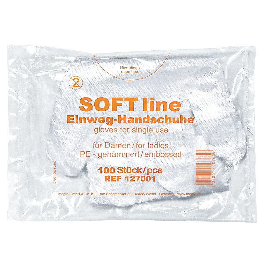 SOFT line PE-Handschuhe Damen Beutel (100 Stck.)