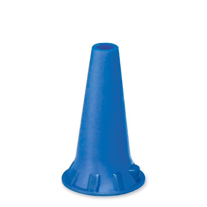 Einmal-Ohrtips 4,0 mm blau, für Erwachsene (50 Stck.)  Tüte = 20 Btl.