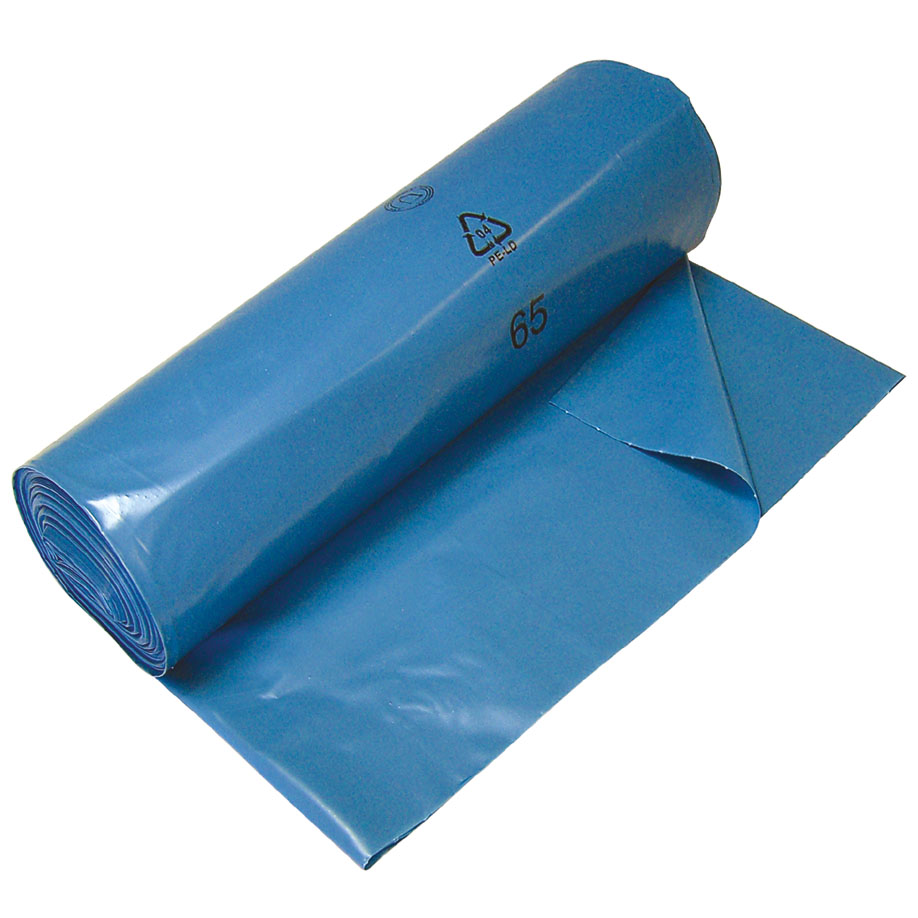 Abfallbeutel 120 Ltr., 700 x 1100 x 0,06 mm (10 Rl. à 25 Btl.)