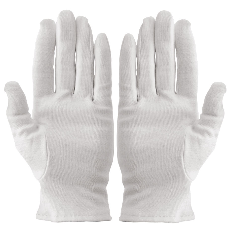 [U17538] SOFT line Baumwollhandschuhe Gr. S – 5 Paare