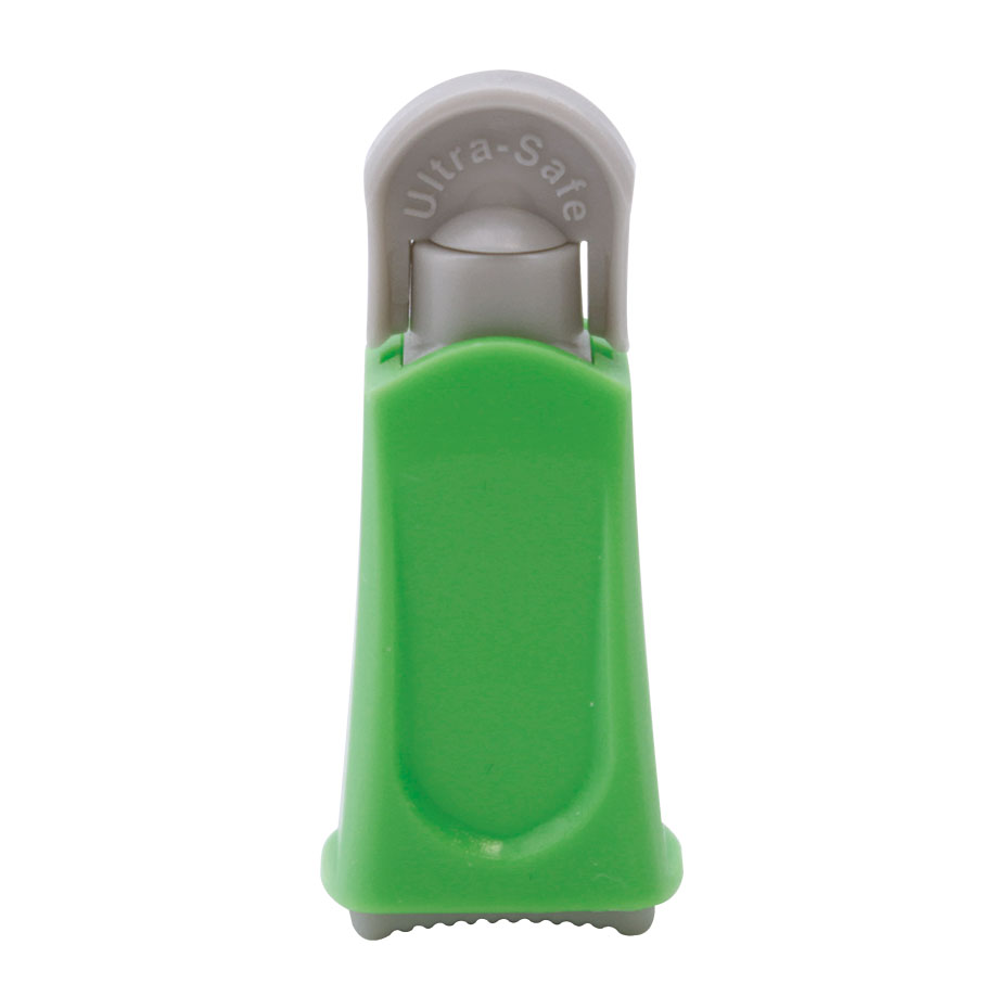[U17582] Ultrasafe Einweg-Sicherheitslanzetten 17 G x 2 mm, grün (100 Stck.)