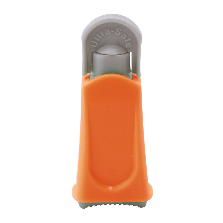 [U17584] Ultrasafe Einweg-Sicherheitslanzetten 21 G x 2,2 mm, orange (100 Stck.)