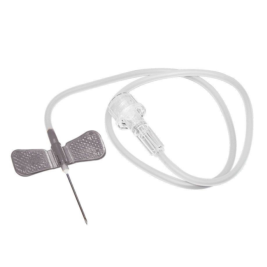 [U17655] Wingflo Flügelkanülen 22 G, 0,70 x 19 mm, schwarz (50 Stck.)