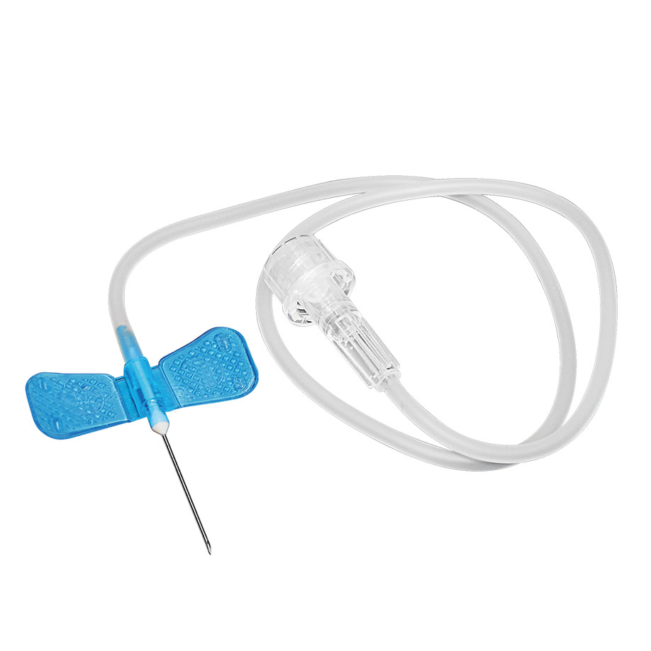 [U17656] Wingflo Flügelkanülen 23 G, 0,60 x 19 mm, blau (50 Stck.)