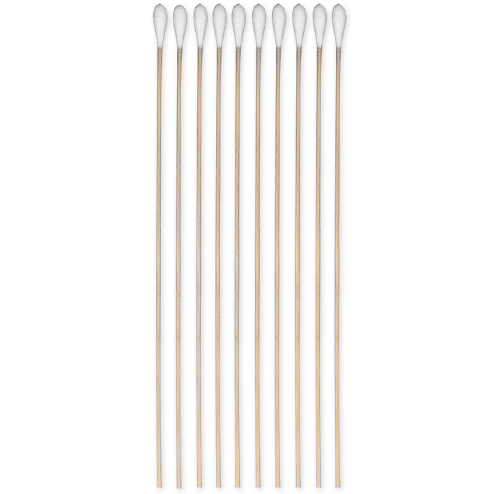 MEDI-WOOD Wattestäbchen Holz, 23 cm lang Ø 2,5 mm, Wattekopf Ø 4 mm (100 Stck.)