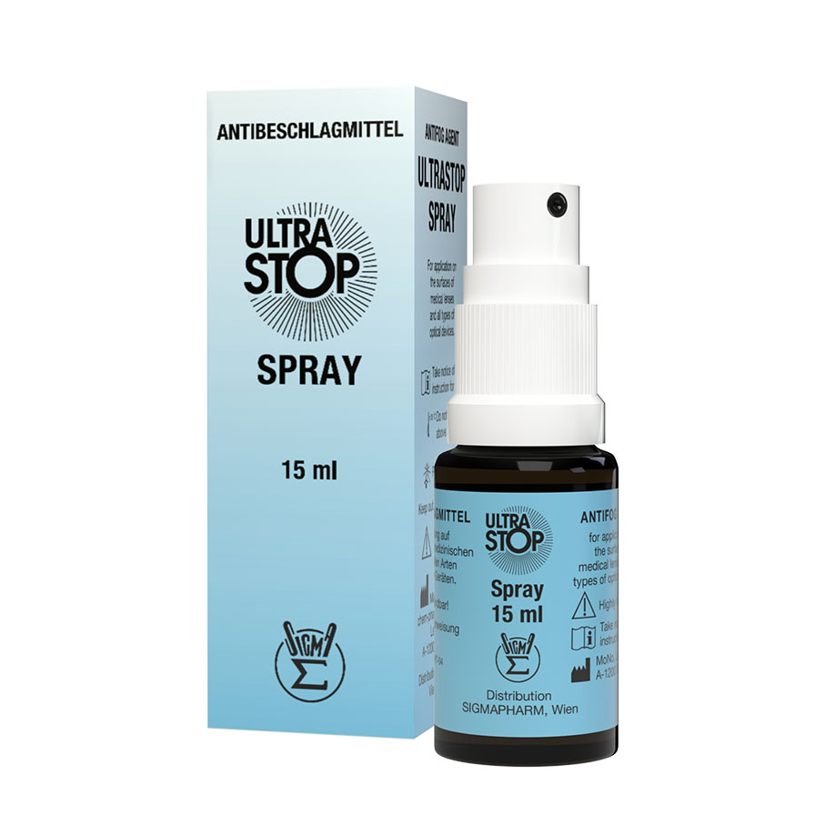 [U17864] ULTRASTOP unsteril 15 ml Sprühflasche, Antibeschlagmittel