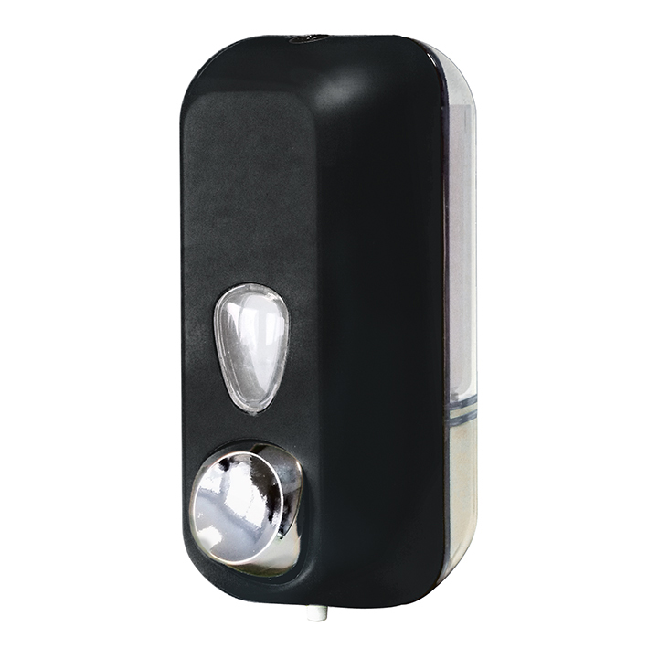 [U17896] Seifenspender 550 ml, Kunststoff schwarz