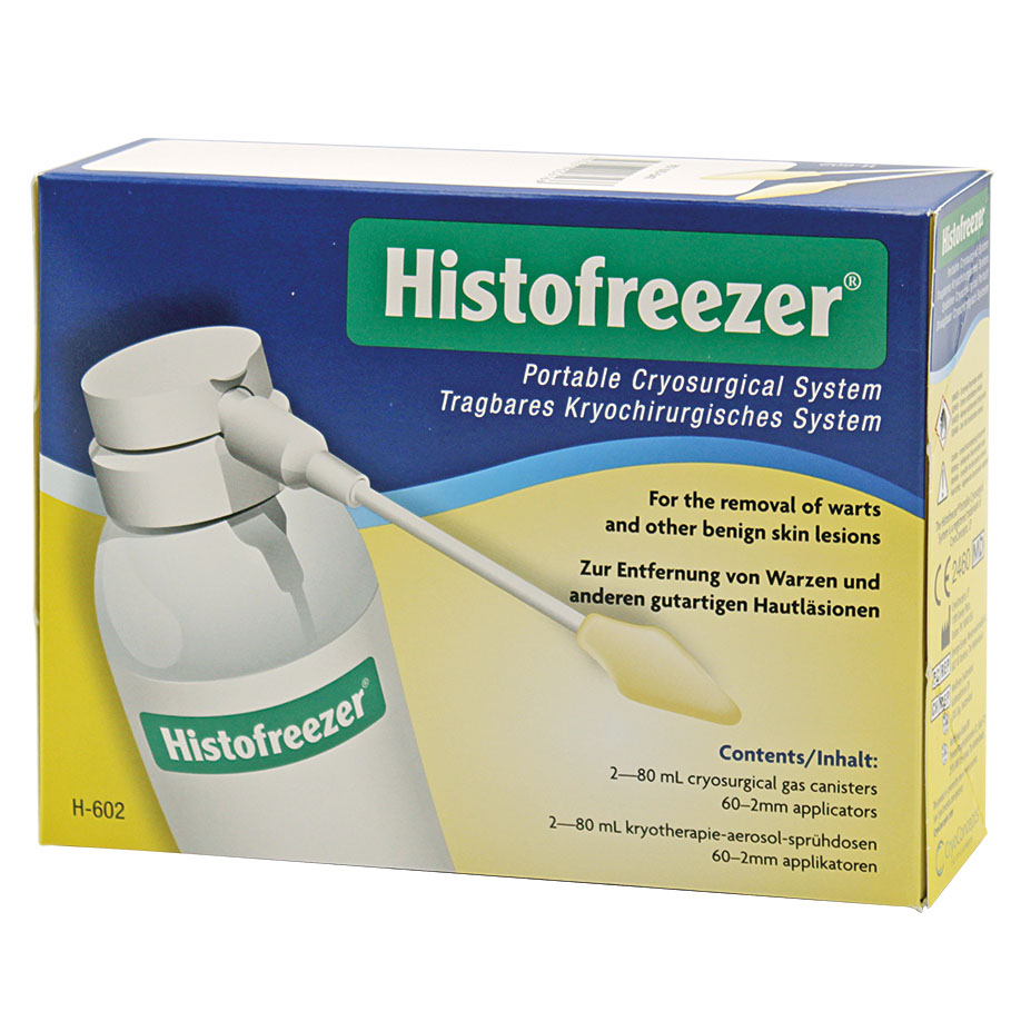 Histofreezer small Warzenentferner 2 Dosen à 80 ml + 60 Applikatoren à 2 mm Import