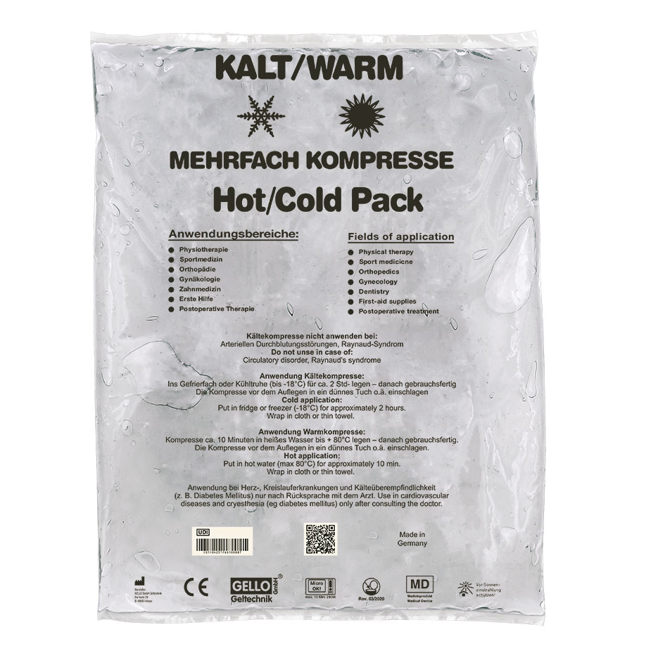 Kalt-/Warm-Kompresse transparent, 30 x 40 cm