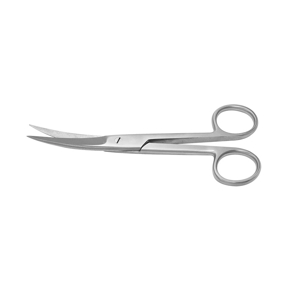 chir. Schere gebogen, spitz/spitz, 14,5 cm